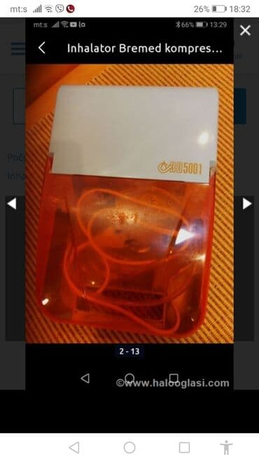 Inhalatori, nebulizatori: Inhalator 3D 5001 kompresorski dobar u kompletu — 5