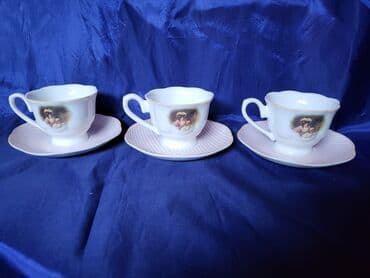 porcelanske solje za caj: Soljice nove,vintaz za kafu Sigma porcelanske. Soljice komada 6 u — 6