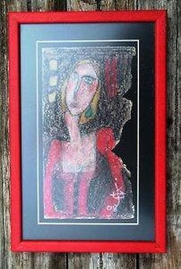 Heating: \"La Gitana\"" - uljani pastel — 2
