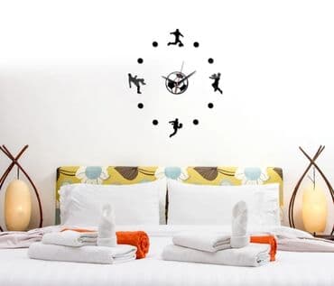 Zidni sat futbal vi mu određujete prečnik. Ili sto bi rekli veličinu