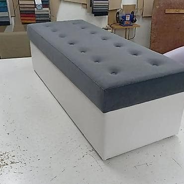 Postolja za stolove: Tapacirana klupa sa preklopnim sedištem i kutijom za odlaganje. - — 1