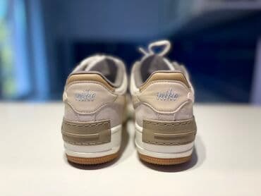 Sandals: Nike, 37.5, color - Beige — 2