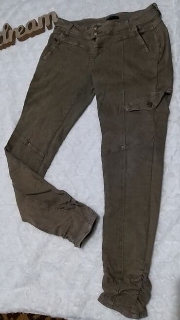 lanene pantalone lidl: L (EU 40), Normalan struk, Kargo — 3