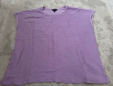 Ulla Popken, 2XL, 3XL, 4XL, Flax, Single-colored, color - Lilac