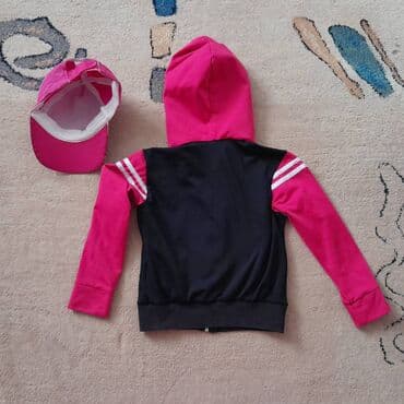 beli duks sa kapuljacom: Adidas, Windbreaker jacket, 116-122 — 2