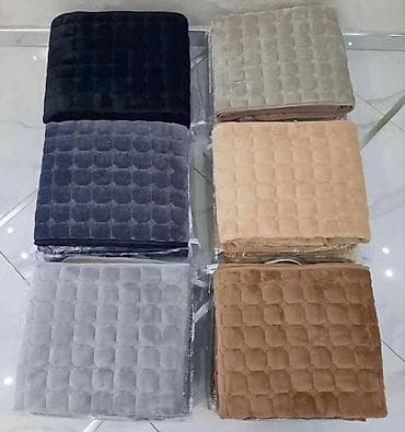 ugaona garnitura akcija: Plišani prekrivači za ugaonu garnituru/sofu – kvadratno prošiveni — 3