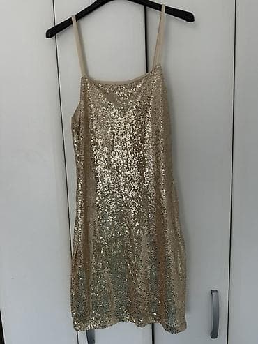 Sinsay šljokičasta haljina – veličina XS - Model: mini/slip haljina