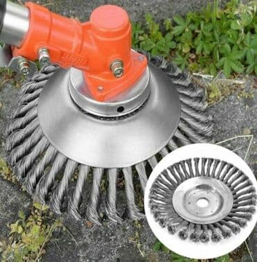 Čelična četka za trimer je predviđena za čišćenje betonskih