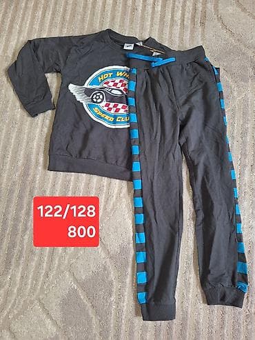 Haljine: Dečiji komplet trenerke Hot Wheels – gornji deo + donji deo - — 1