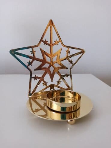 poklanjam prozore i vrata: Candlestick, color - Gold, New — 1