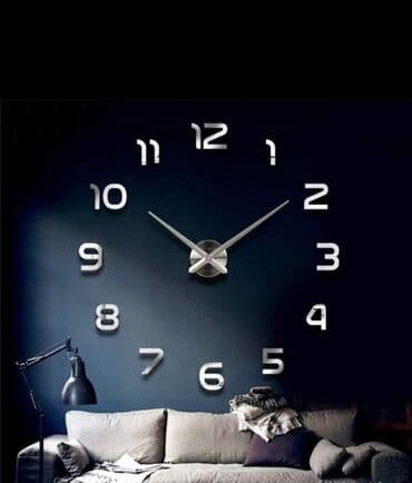 satovi sa slikom: Dekorativni 3D Veliki Samolepljivi ZIDNI 2200din 3D samolepljivi — 1