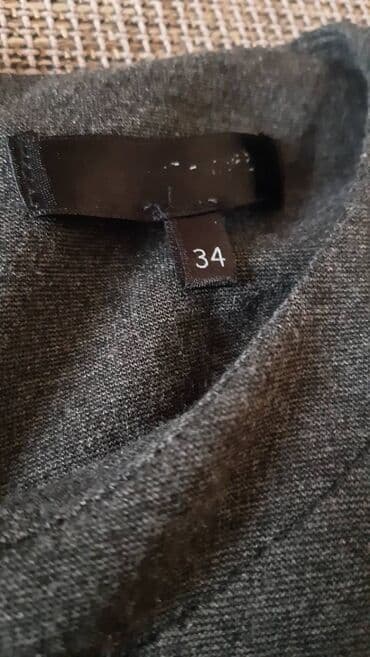 Ski suits: Sivo elegantno haljina bez rukava, klasičnog kroja sa okruglim — 2