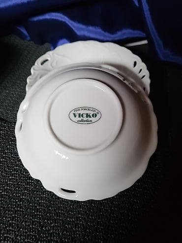 Kitchenware: Porcelanske,vintaz,nove cinije za sladoled. Porcelanske posude — 7