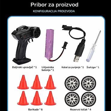 kopacke cena: Nov auto na daljinsko upravljanje. Ima pogon na sva četiri točka - — 5