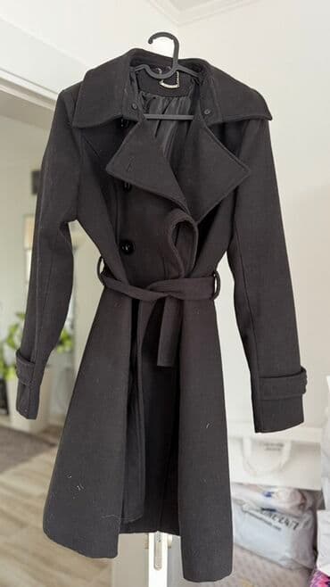 crna kozna jakna sa zlatnim detaljima: Zara, XS, S (EU 36), M, Jednobojni, Sa postavom — 3