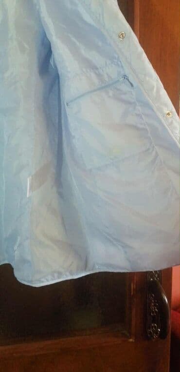 Haljine: Pikovana ženska jakna u svetloplavoj boji - Tkanina sa dijamantskim — 5