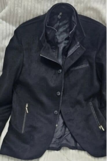 zimske muske jakne zara: Jakna za prelazni period, Vuna, M, Ekskluzivno, bоја - Crna — 10