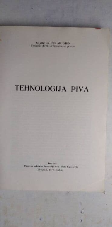 serija osveta sa prevodom na srpski sve epizode: Knjiga:Tehnologija piva, 306 strana,Beograd 1979.isprljane — 2