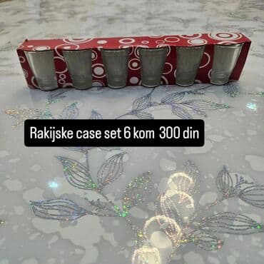 Set rakijskih čaša – 6 komada - Staklene čašice klasičnog oblika na lalafo.rs Set rakijskih čaša – 6 komada - Staklene čašice klasičnog oblika