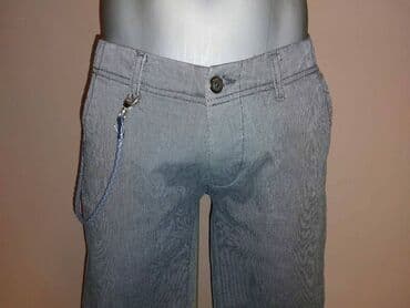 krem pantalone i crna kosulja: Pantalone, S (EU 48), Zara, Klasične, bоја - Siva — 5