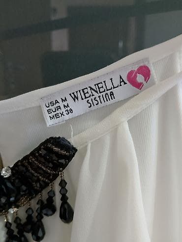 Venčanice i aksesoari: Wienella Sistina ženska bluza bez rukava - Model: elegantna bela — 2