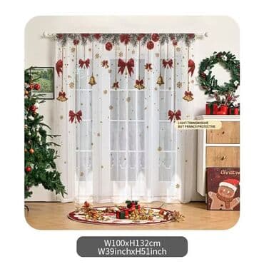 ogledalo po meri cena: Novogodišnje zavese Cena 1700din/2kom kao na slici Poručuje se — 8