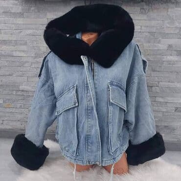 zara teksas jakne: Teksas jakne postavljene krznom 
4200din
Oversize model — 3