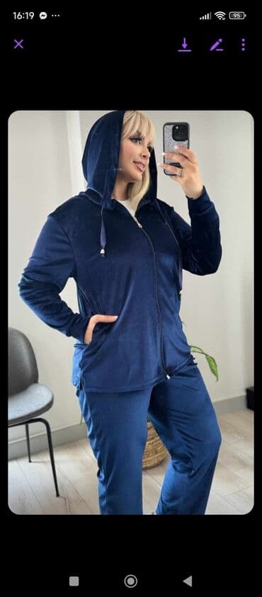 Women's Sweatsuits: Amari, 4XL, 5XL, 3XL, color - Pink — 2