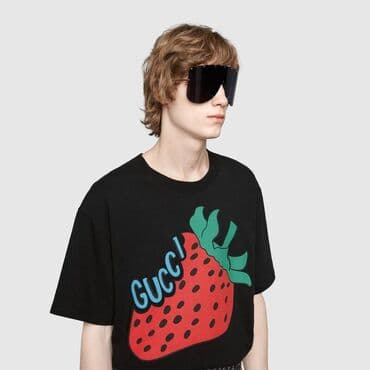 ray ban made in italy: Gucci Strawberry-Original muska majica POVOLJNO Gucci — 5