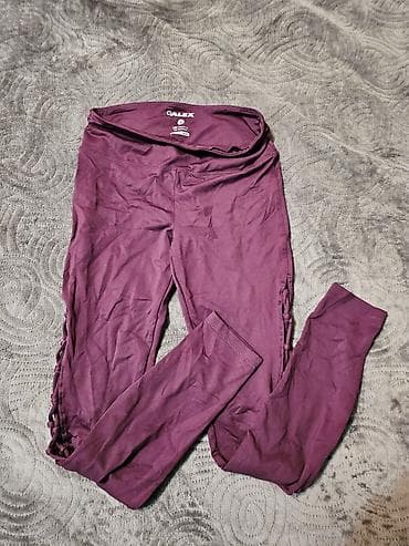 ski pantalone polovne: Bordo helanke sa prorezima sa strane — 1