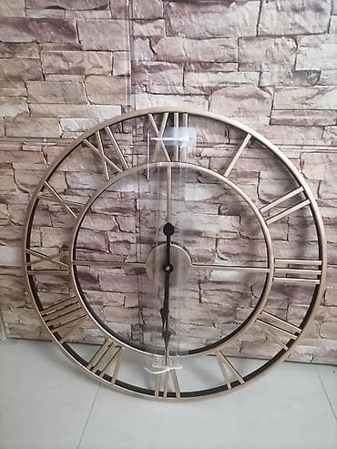 kzubr 400a co2 cena: Veliki zidni sat – industrijski dizajn - Otvoreni metalni ram sa — 2