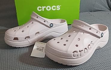 zara papuče: Crocs Baya Platform Clog – bež klompe sa platformom 41/42-W10 cena — 4