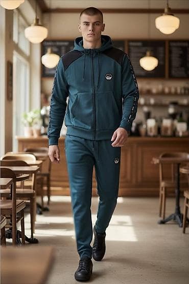 Suits: Men's Sweatsuit Nike, color - Black — 2