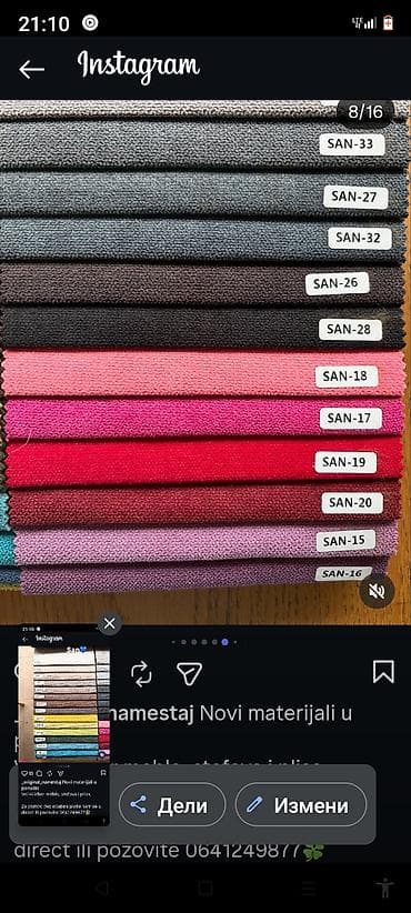 jastuci za ljulje: Jastucnice jastuci po 700 dinara dezen po zelji — 10