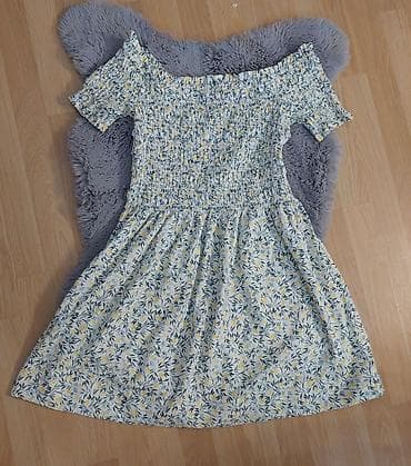 sorc m: Letnja haljina sa printom limuna - Kroj: ženska haljina A-kroja — 4