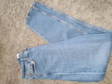 pamucne pantalone zenske: ZARA ženske farmerke – svetloplavi denim - Model: klasičan kroj sa — 5