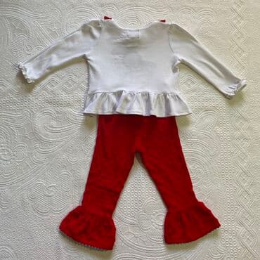 tn red blue: Prelep komplet pantalone(helanke) i bluza poznate americke marke za — 3