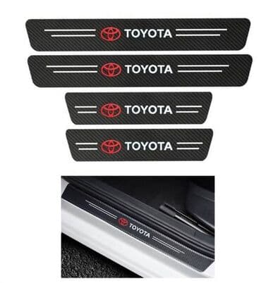 adapter za auto upaljač sa 220v na 12v: Stikeri za prag automobila - karbon TOYOTA Stikeri za prag automobila — 9