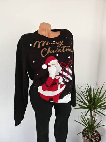 dzemper haljine h m: Esmara Novogodišnji džemper Veličina XL Poluobim 60 cm Za sve — 3