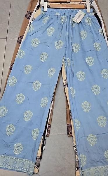 haljine numoco: Ženske široke pantalone sa etno printom sa elastičnim pojasem sa — 3