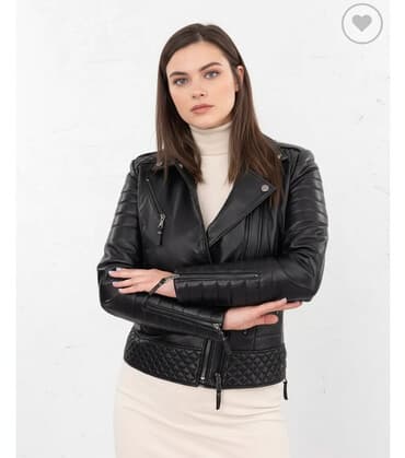 jakne northland: Kozna jakna. jagnjeca koza. S velicina,strukirana — 1