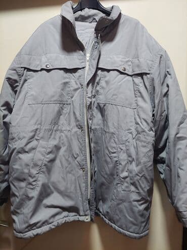 mona jakna kozna: Zimska jakna XL, bоја - Siva — 1