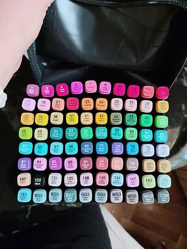 opposite vranje: GEOBISN set dvostranih markera – 80 kom - Set od 80 alkoholnih — 1