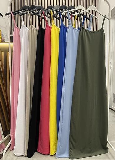 Haljine: 🔥Ženska duga uska haljina na tanke bretele ✅1750 din ili dve za 2750 — 4