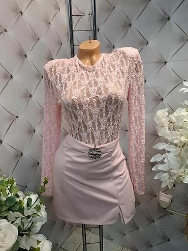 pepco katalog žene: Ženska čipkana bluza s dugim rukavima - Materijal: fina rastegljiva — 3