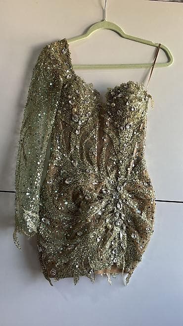 torbe preko ramena: Ekskluzivna mini haljina ručnog rada. - Fason: kratka, uska silueta — 5