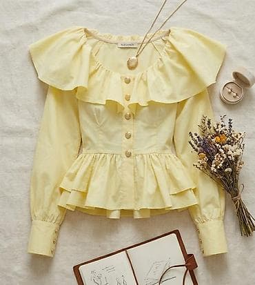 svilena košulja: Bluze Cena 3450 Velicine:S M L Model dostupan u Zutoj Beloj Braon i — 2