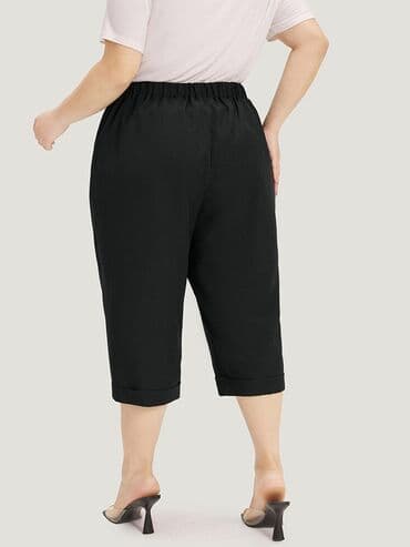 ženske pantalone za punije: 2XL, Visok struk, Kilote — 2
