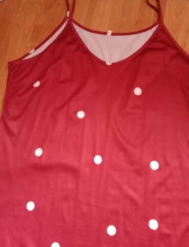 lara dresses new york: 2XL (EU 44), bоја - Crvena, Oversize, Na bretele — 3