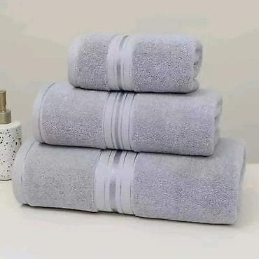 Kućna hemija i proizvodi za kuću: Set pamučnih peškira – 3 komada - Materijal: 100% pamuk, mekana i — 2